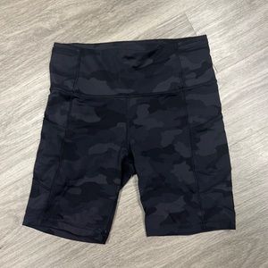 Lululemon Camo biker shorts